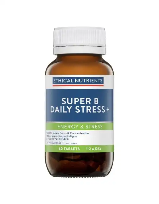 Ethical Nutrients Super B Daily Stress + 60 Tablets