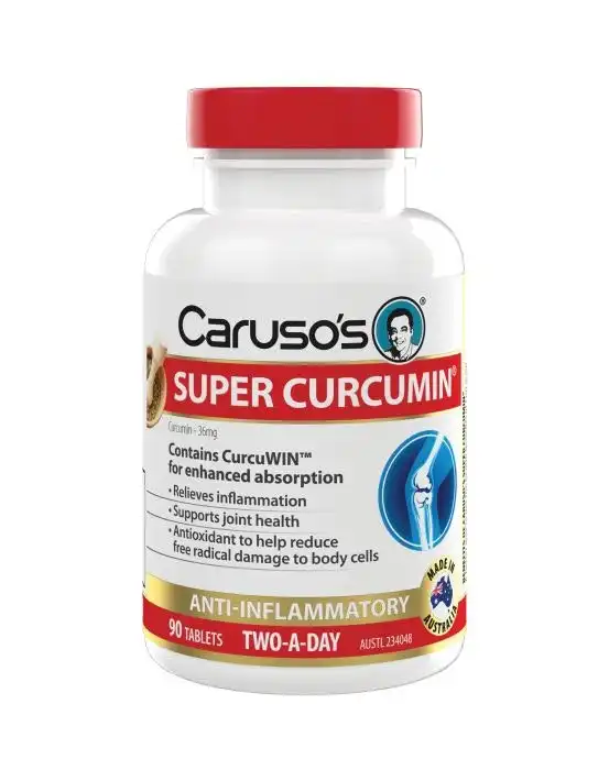 Caruso's Natural Health Super Curcumin 90 Tablets