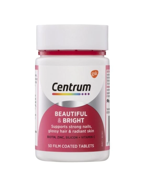 Centrum Beautiful & Bright 50 Tablets