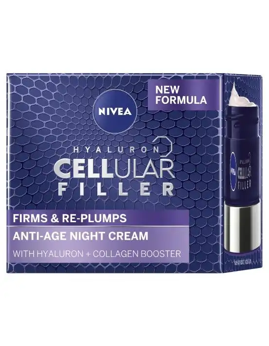 Nivea Hyaluron Cellular Filler Night Cream SPF15 50mL