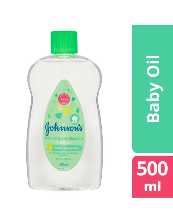 Johnson's Baby Oil Aloe Vera & Vitamin E 500mL