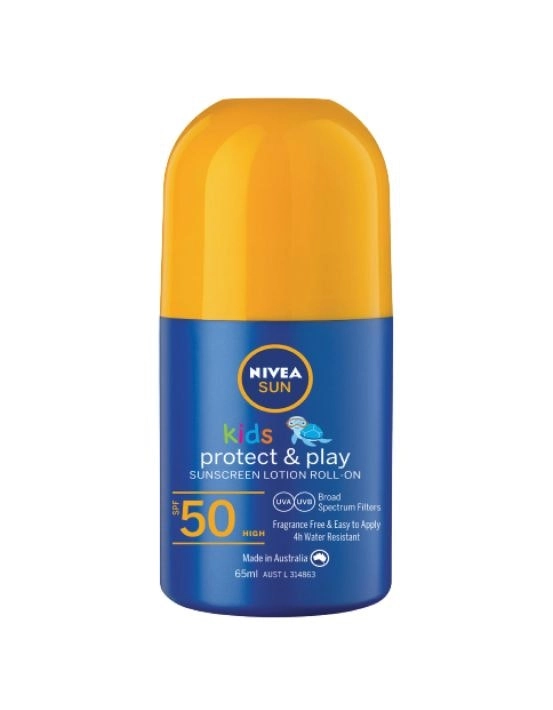 Nivea Kids Caring Roll On Sun Lotion SPF50+ 65mL