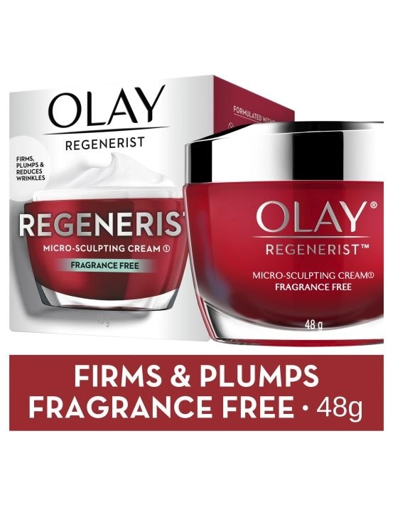 Olay Regenerist Micro-Sculpting Face Cream Moisturiser Fragrance Free 48g