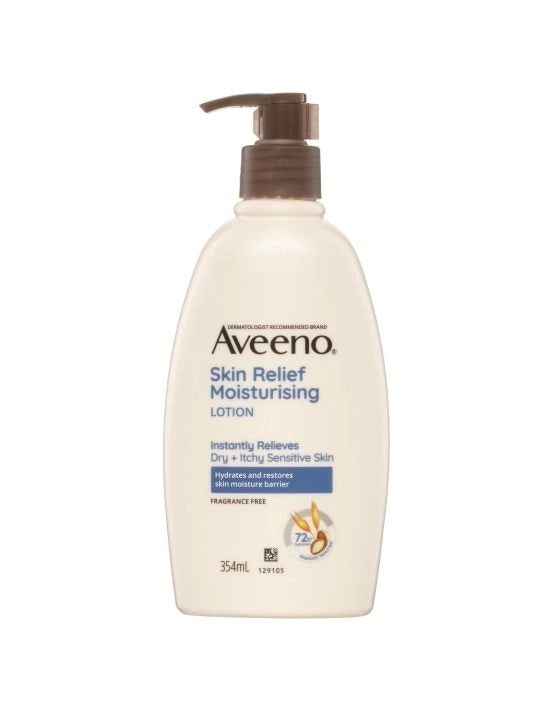 Aveeno Skin Relief Fragrance Free Moisturising Body Lotion 354mL