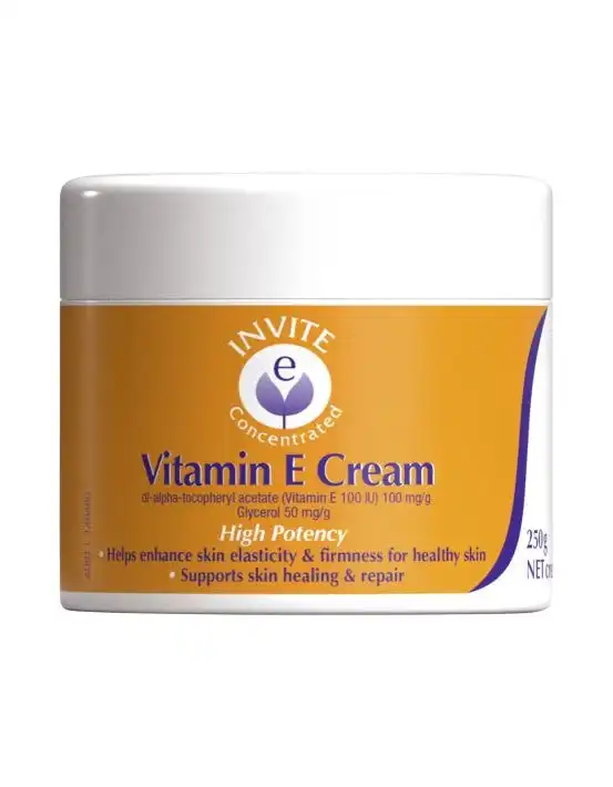 Invite E Concentrated Vitamin E Cream 250g Jar