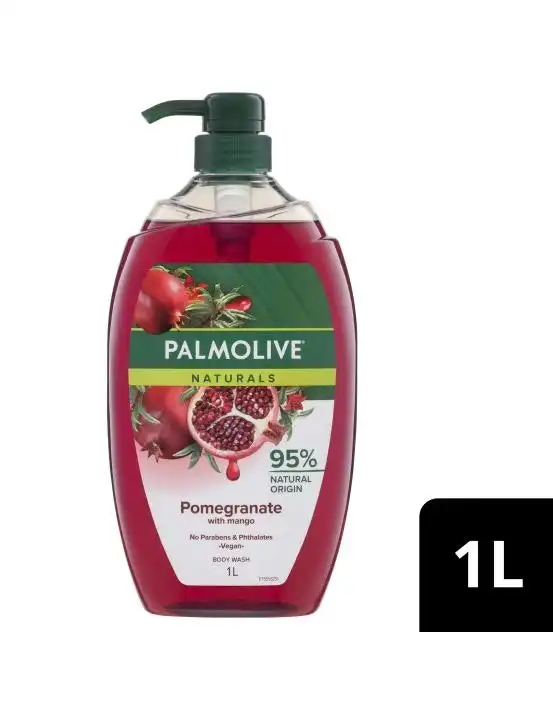 Palmolive Naturals Invigorating Pomegranate & Mango Body Wash 1L