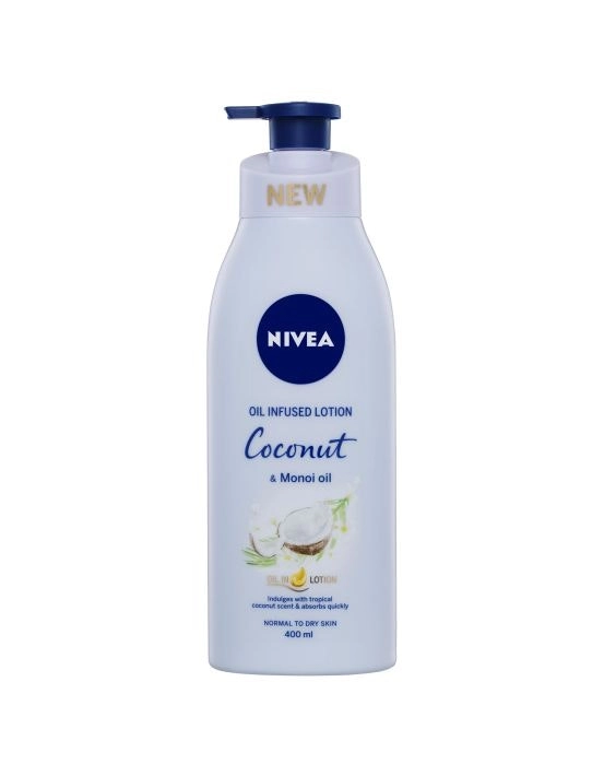 Nivea Body Oil In Lotion Coconut And Monoi Oil 400mL