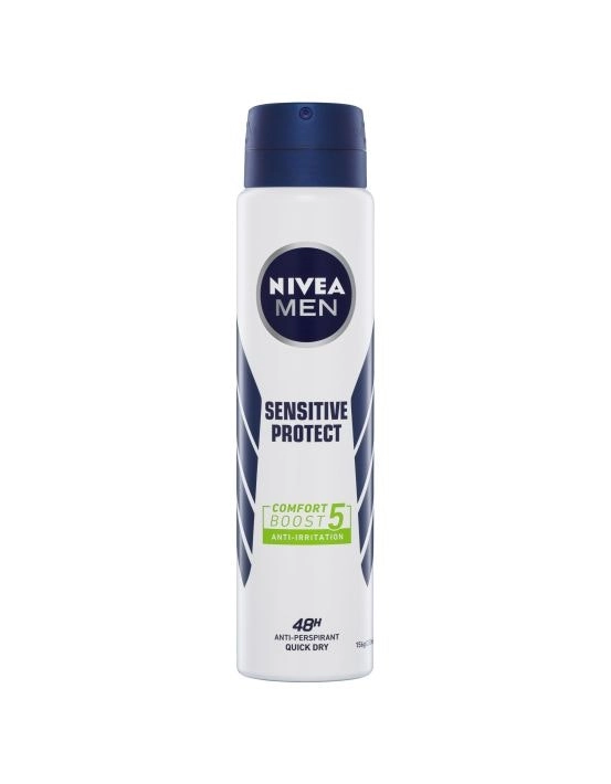 Nivea Deodorant Aerosol Men Sensitive Prot 250mL