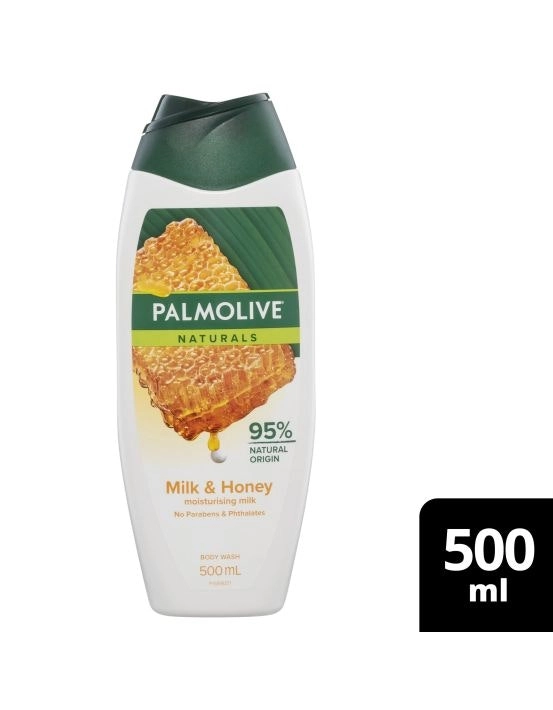 Palmolive Naturals Milk & Honey Body Wash 500mL