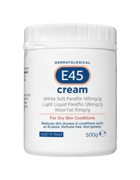 E45 Moisturising Cream for Dry Skin & Eczema 500g