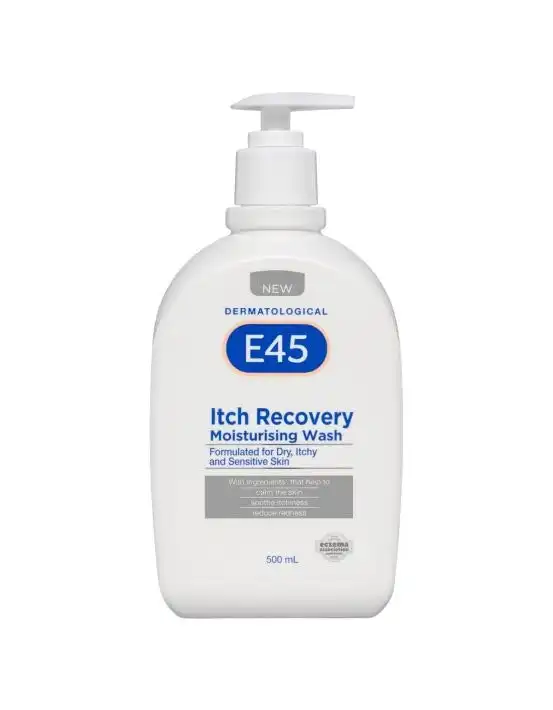 E45 Itch Recovery Moisturising Body Wash 500mL