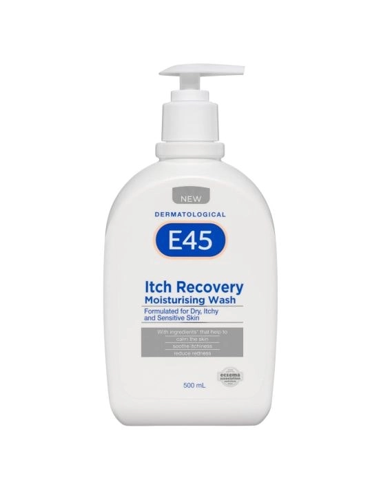 E45 Itch Recovery Moisturising Body Wash 500mL