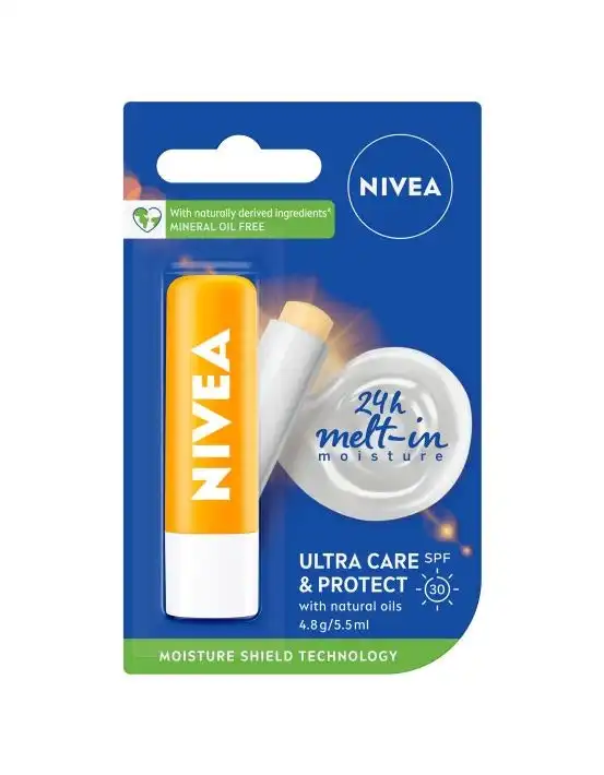 Nivea Lip Balm Ultra Care And Protect Spf30 4.8g