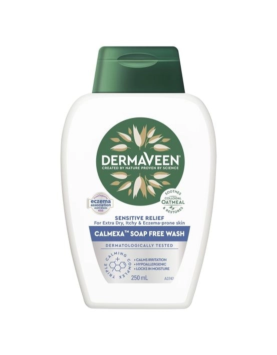 DermaVeen Sensitive Relief Calmexa Soap Free Wash 250mL