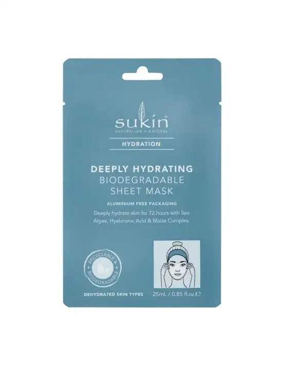 Sukin Hydration Deeply Hydrating Sheet Mask 25mL