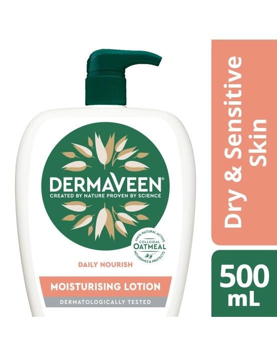 DermaVeen Daily Nourish Moisturising Lotion 500mL