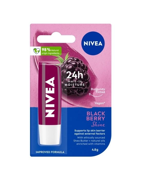 Nivea Lip Balm Blackberry 4.8g