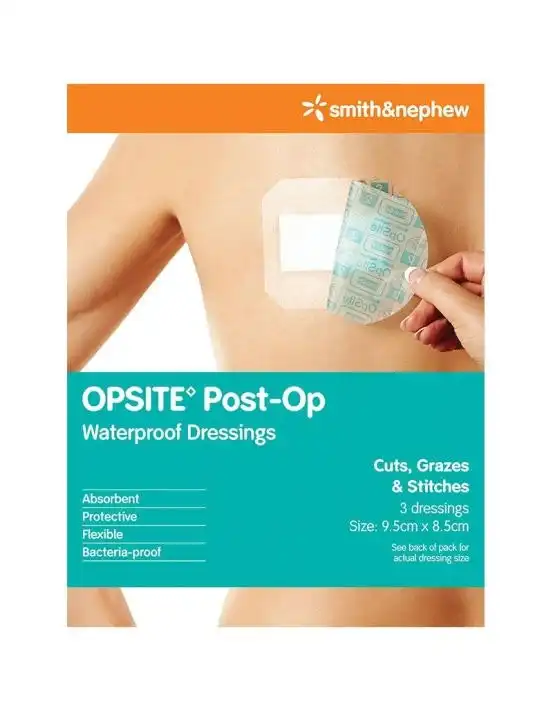OPSITE Post-Op Bandages 9.5cm x 8.5cm Single Dressing