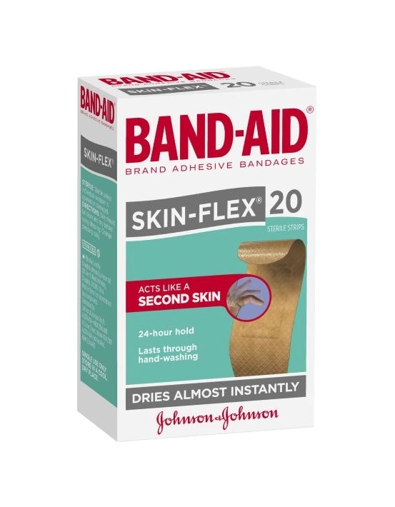 BAND-AID Skin-Flex Strips 20 Pack