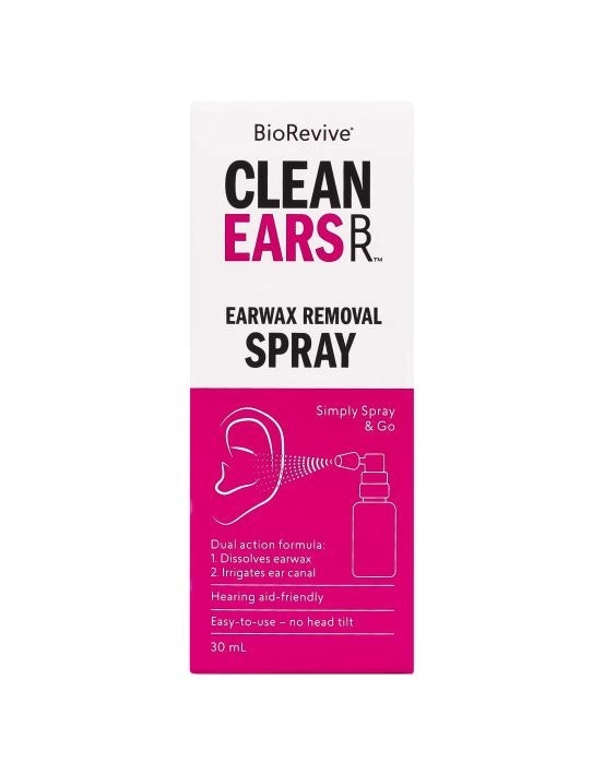 BioRevive CleanEars Earwax Removal Spray 30ml