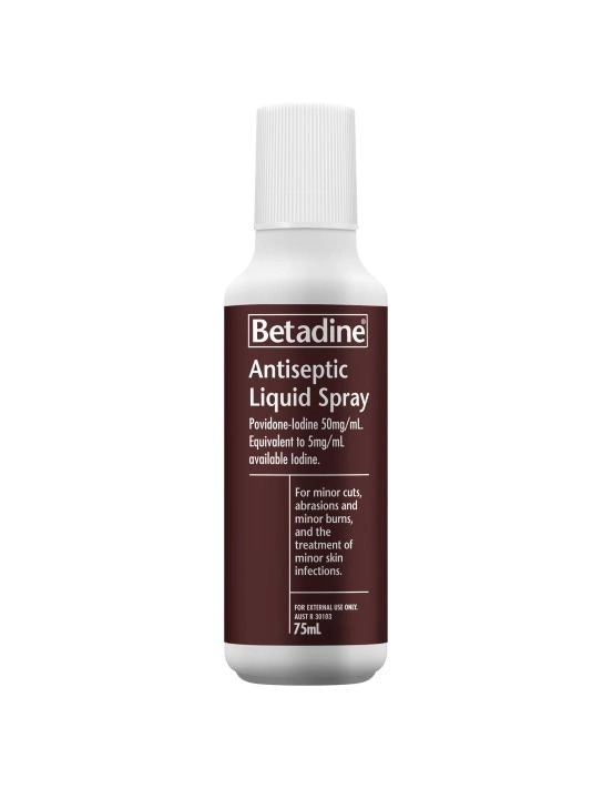 Betadine Antiseptic Liquid Spray 75mL