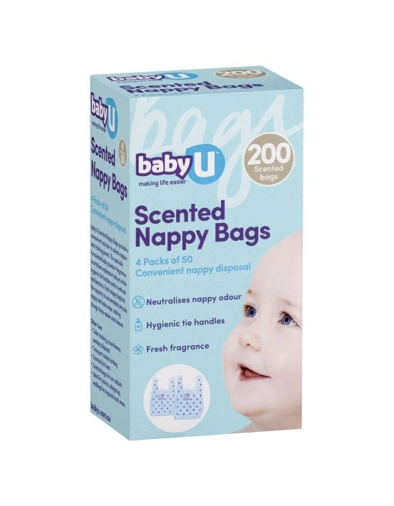 Baby U Nappy Bags 200 Pack