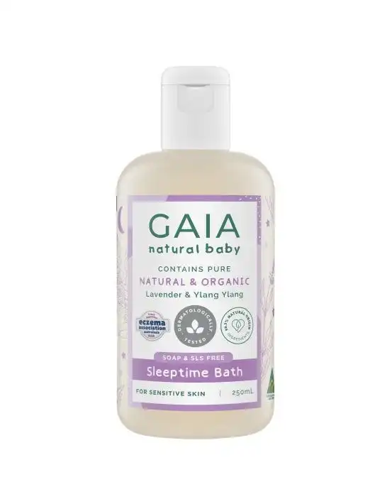 Gaia Natural Baby Sleeptime Bath Wash 250mL