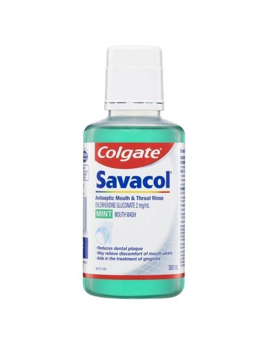 Colgate Savacol Mouthwash Mint 300mL