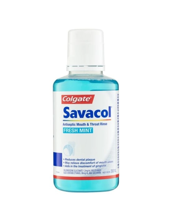 Colgate Savacol Mouthwash Fresh Mint 300mL