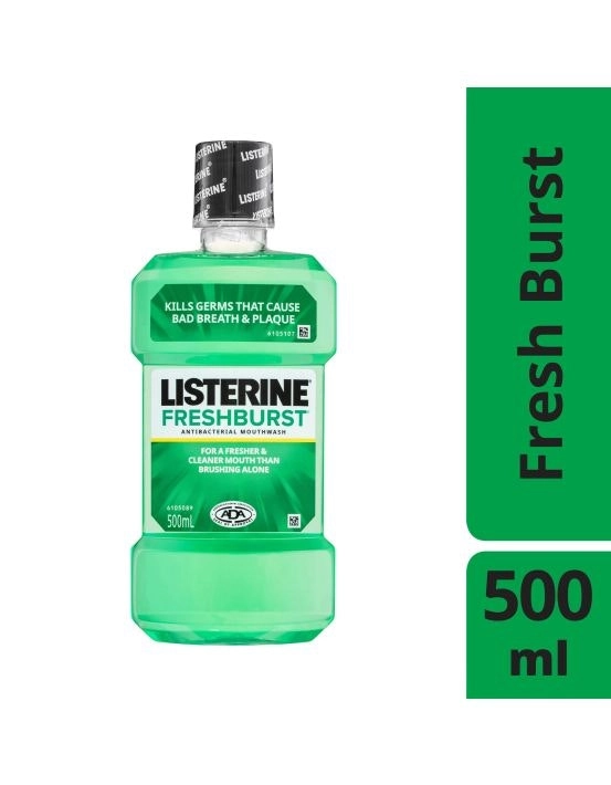 Listerine Mouthwash FreshBurst Antibacterial 500mL