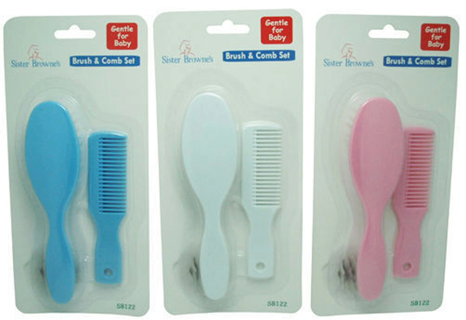 Sister Browne Baby Hair Brush & Comb Set Child Grooming