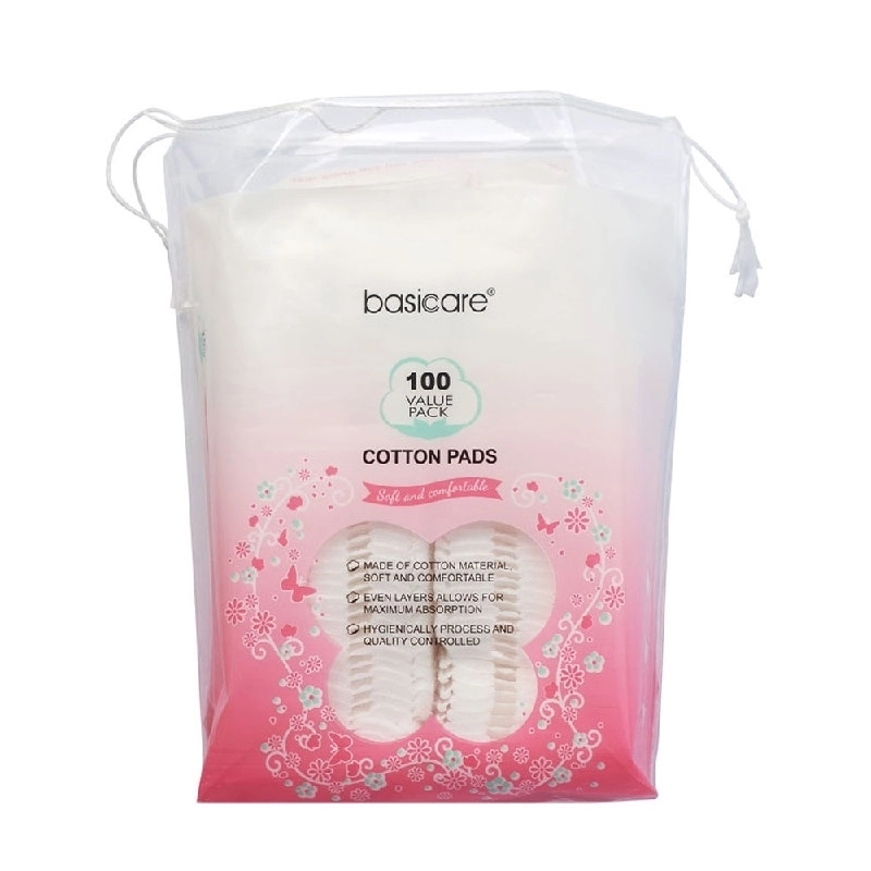 Basicare 100-Piece Thin Cotton Pads Value Pack