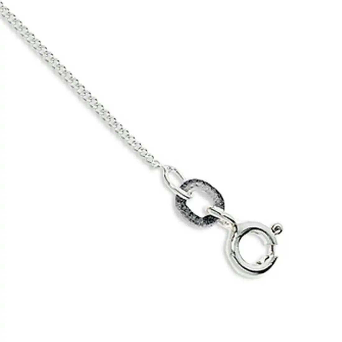 Sterling Silver 45cm Curb Chain Necklace