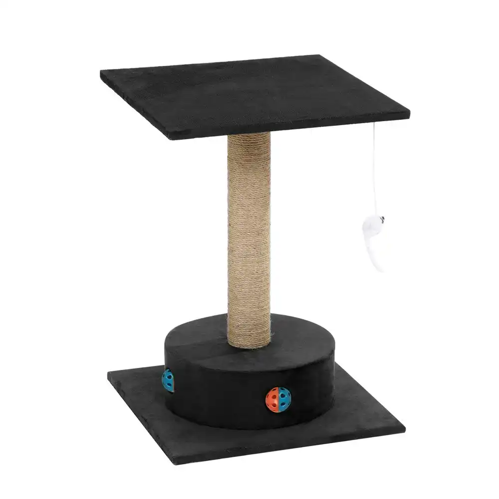 Paws & Claws Catsby Camberwell Cats Playground Sisal 57cm Scratching Post Black