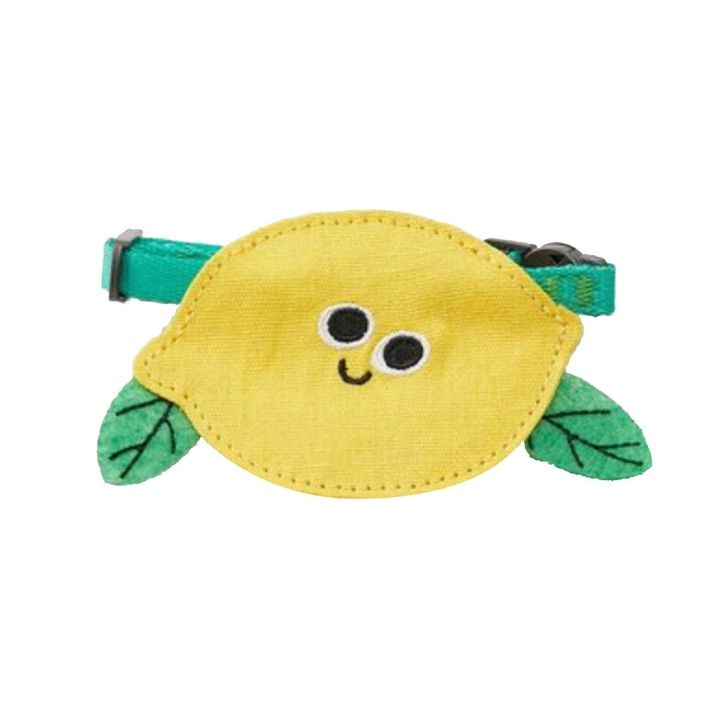 Petkit 13cm Adjustable Pet Saliva Towel/Bib Collar Wedding/Party Accessory Lemon