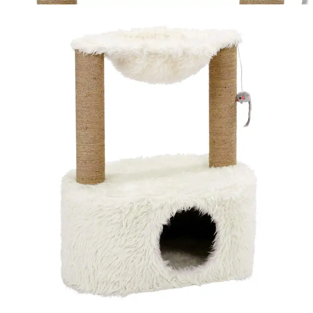 Paws & Claws Catsby 60cm Middle Park Cat/Kitten/Pet Condo Scratching Post - Sand