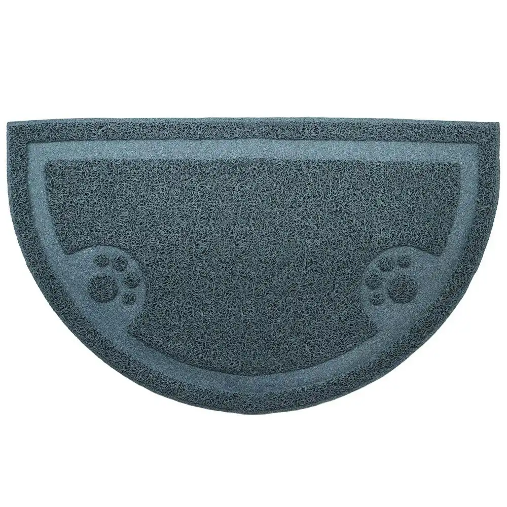 Paws & Claws 60cm Pet Dog Food Mat Non Slip Rubber Pad for Feeding Bowl Assorted