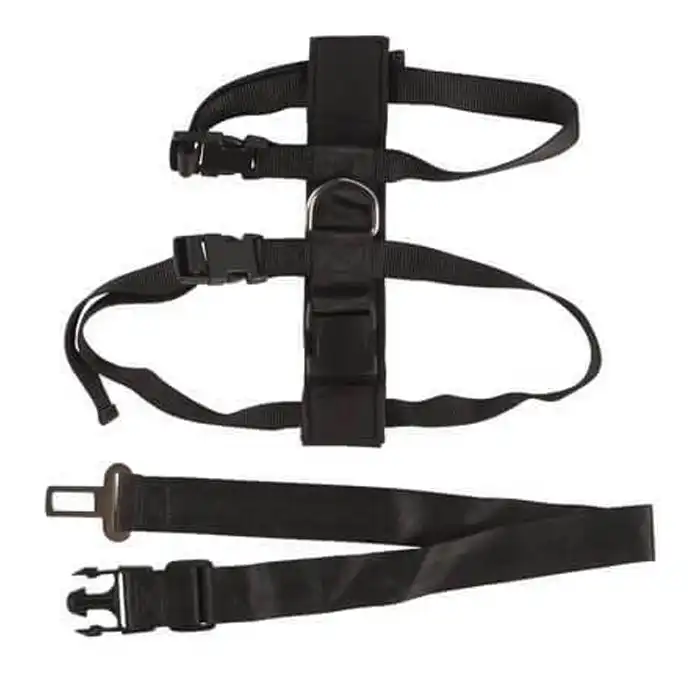 Beau Pets Australia Car M Seat Belt Harness Restraint Strap w/ Clip Dog Chest