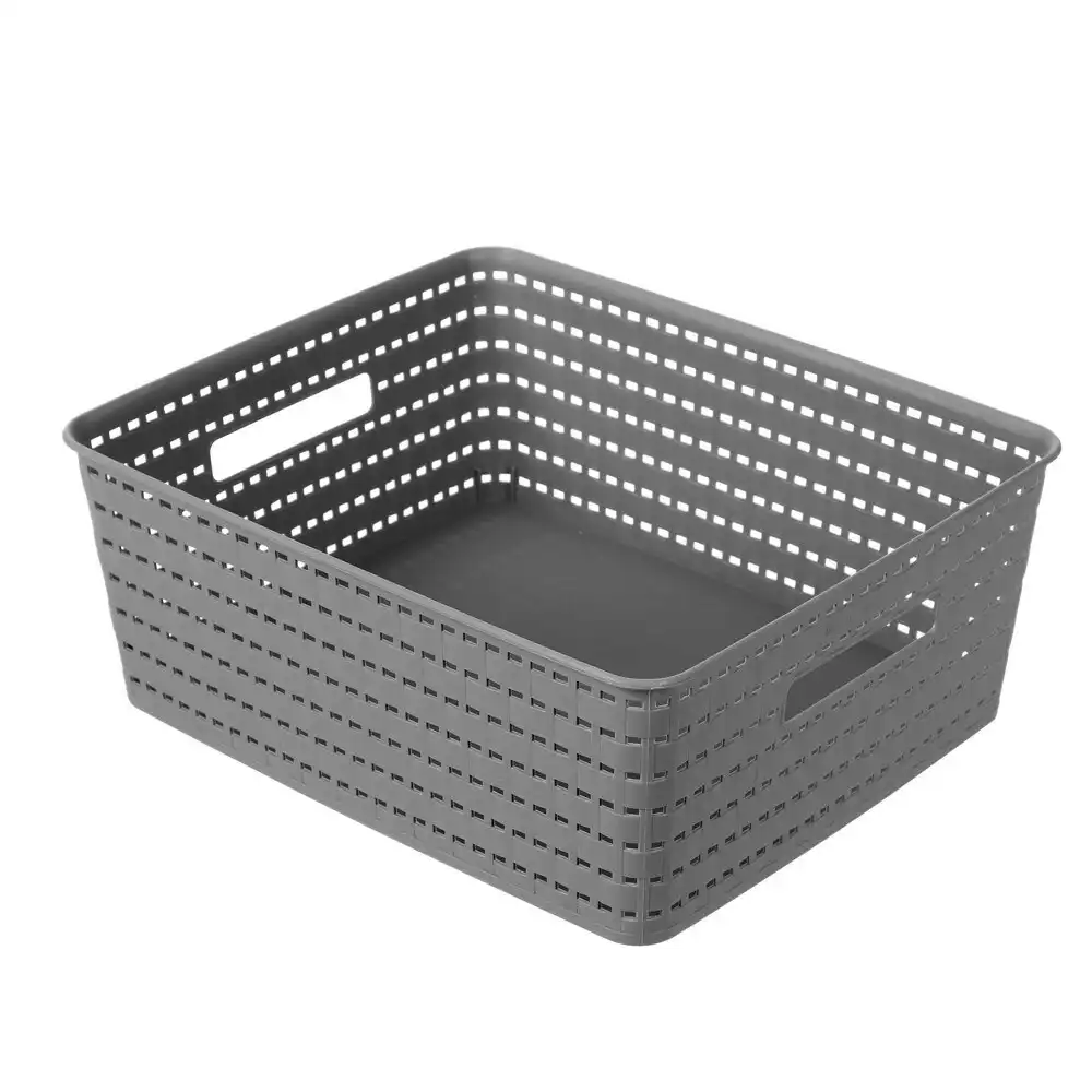 Boxsweden Woven Basket 35cm Home Office Storage Organiser Containers Assorted