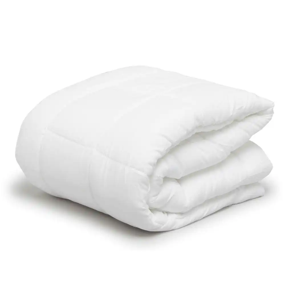 Sheraton Luxury Comfort Microfibre Quilt 350Gsm Doona/Blanket Double Bed White