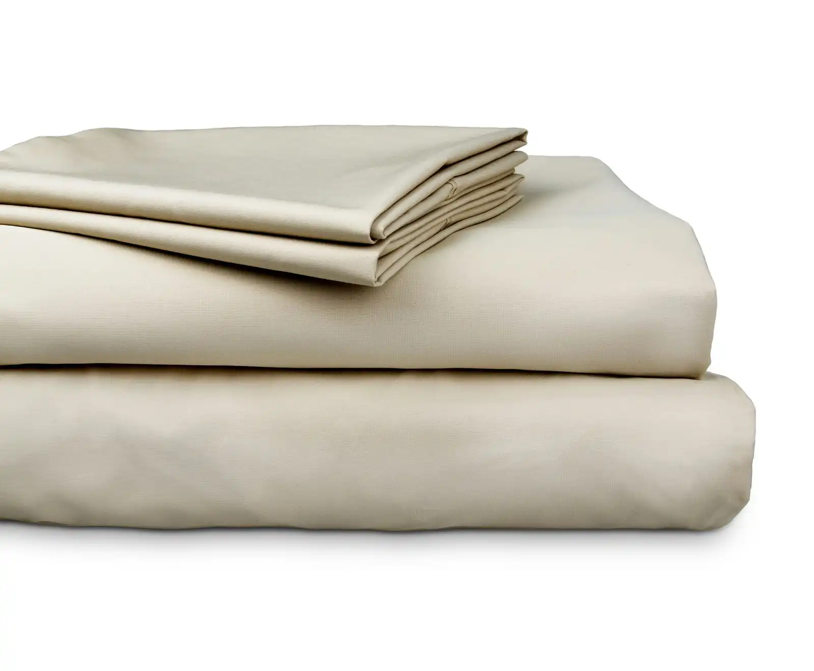 Ardor 300TC Cotton Mega King Bed Flat/Fitted Sheet Set w/ 2x Pillowcases Stone