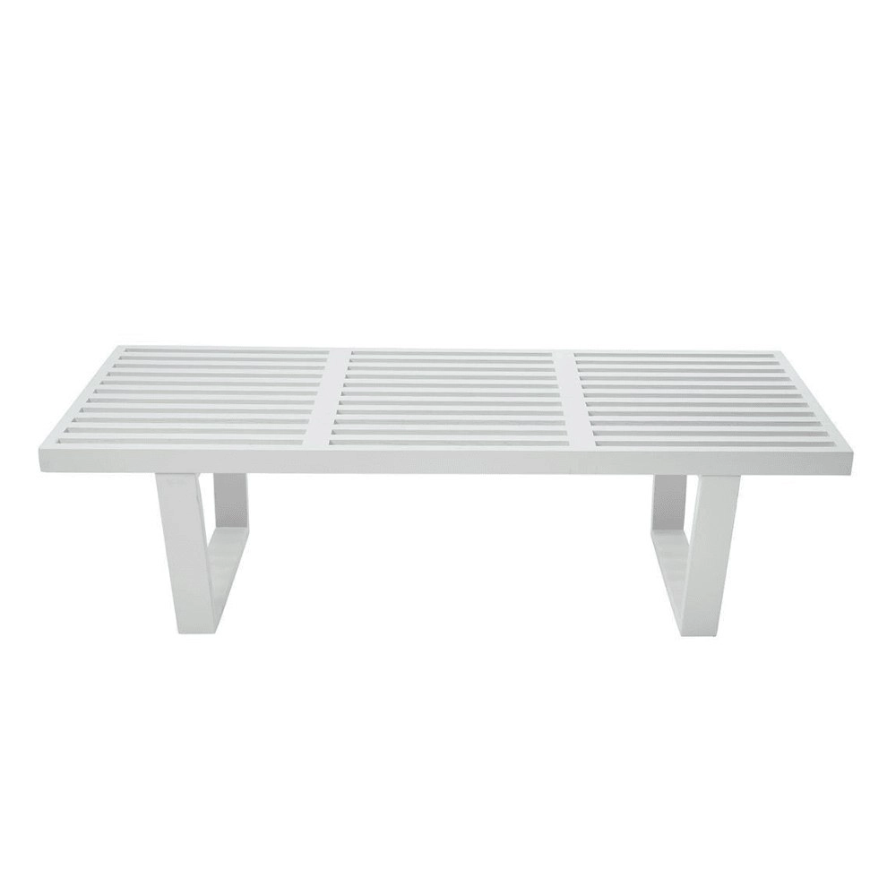 George Nelson Replica Platform Bench 122cm -  Off White