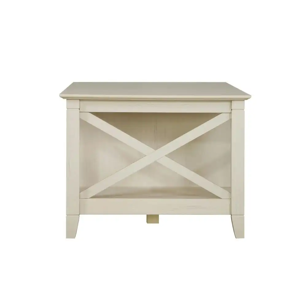 Maestro Furniture Lorrel Modern Minimalist Rectangular Wooden Coffee Table - Antique white