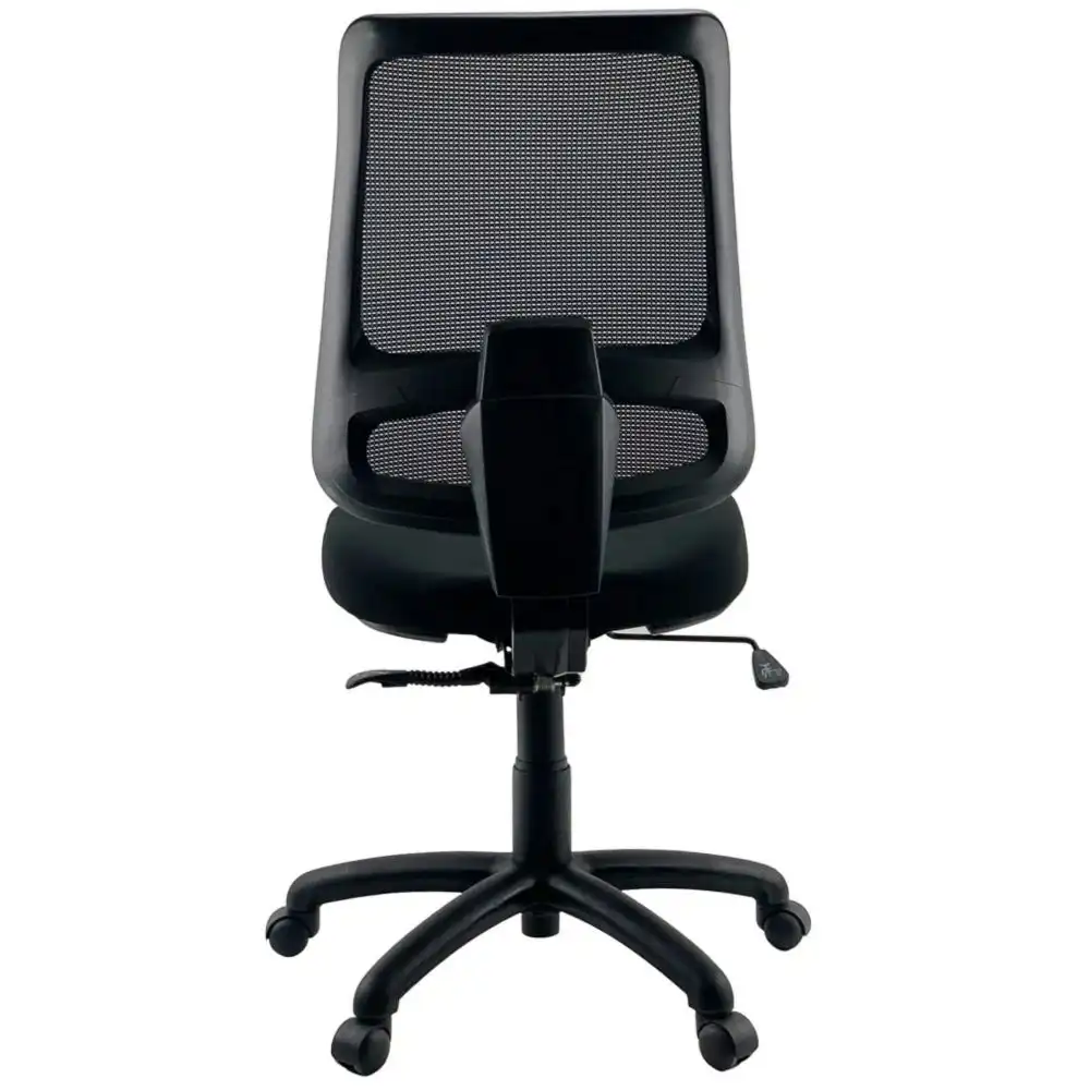 UNIX VELOX MIDNIGHT Mesh Bump Seat Comfort & Perfect Base Office Task Computer Chair - Black