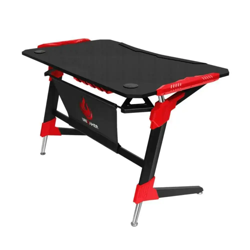 Maestro Furniture Unigamer RGB Gaming Working Office Desk - Red