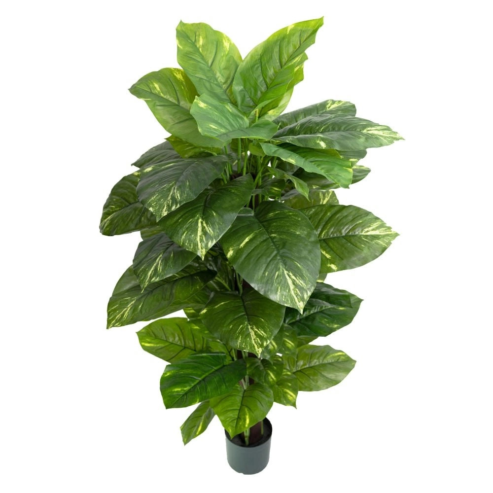 Glamorous Fusion Real Touch Pothos Artificial Fake Plant Decorative Arrangement 137cm On Pole