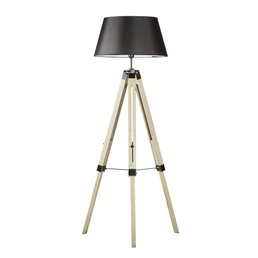 New Oriental Rubi Classic Tripod Floor Lamp - Black