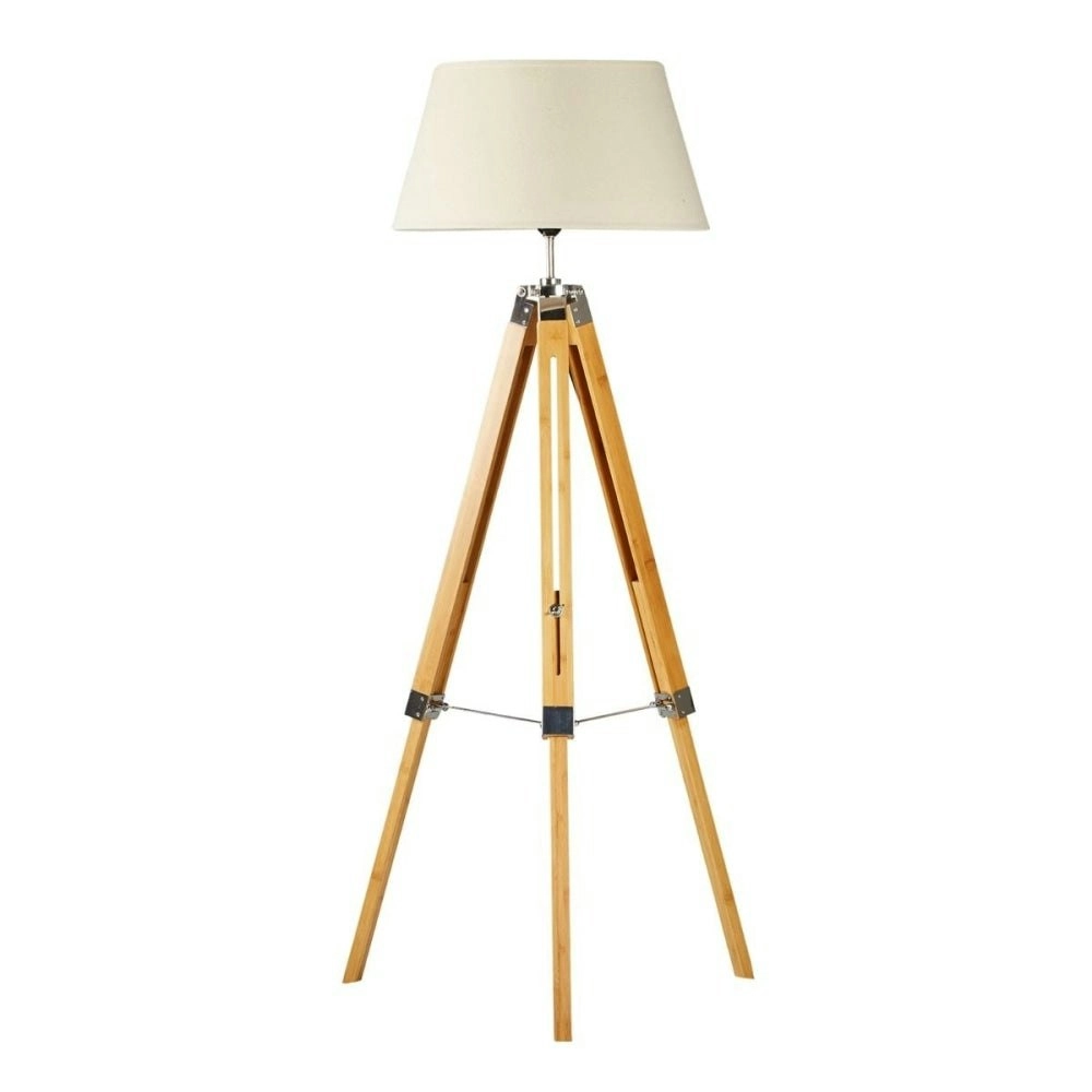 New Oriental Rubi Classic Tripod Floor Lamp - Natural