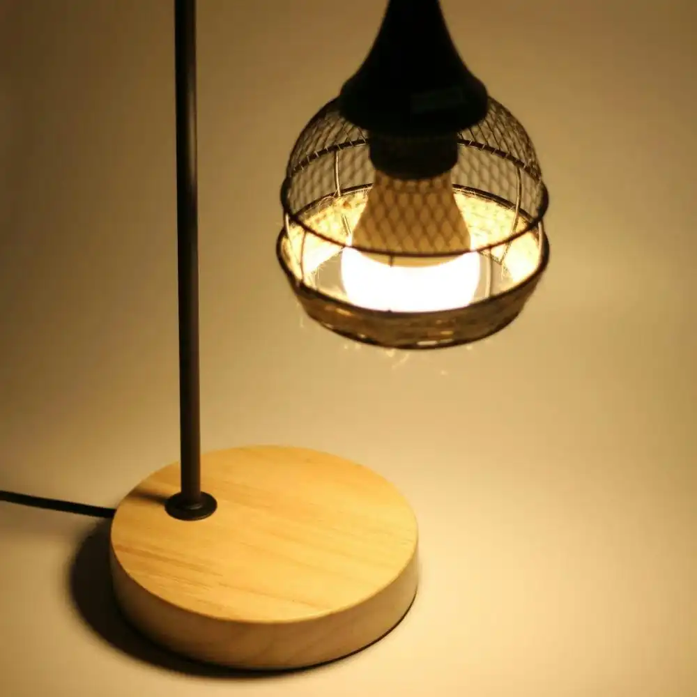 Noble Modern Elegant Table Lamp Desk Light - Black & Natural