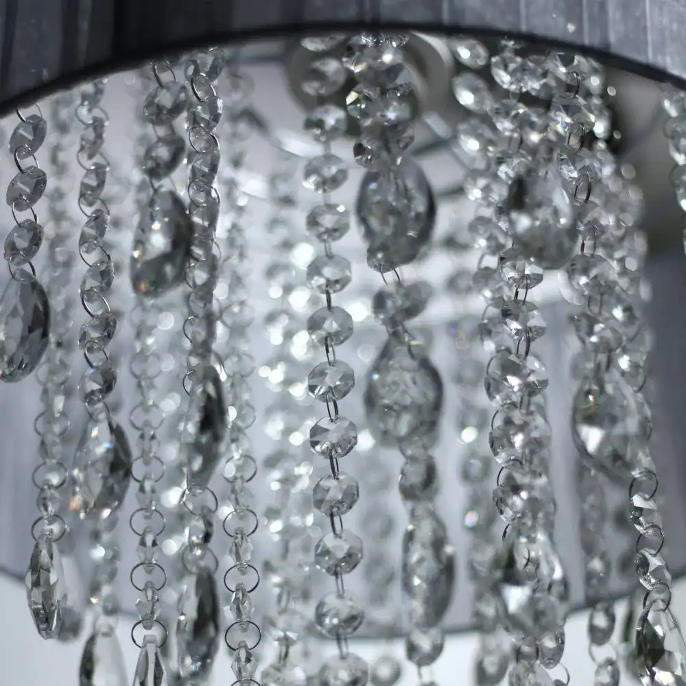 Dahlia Modern Elegant Pendant Lamp Chandelier Ceiling Light - Grey